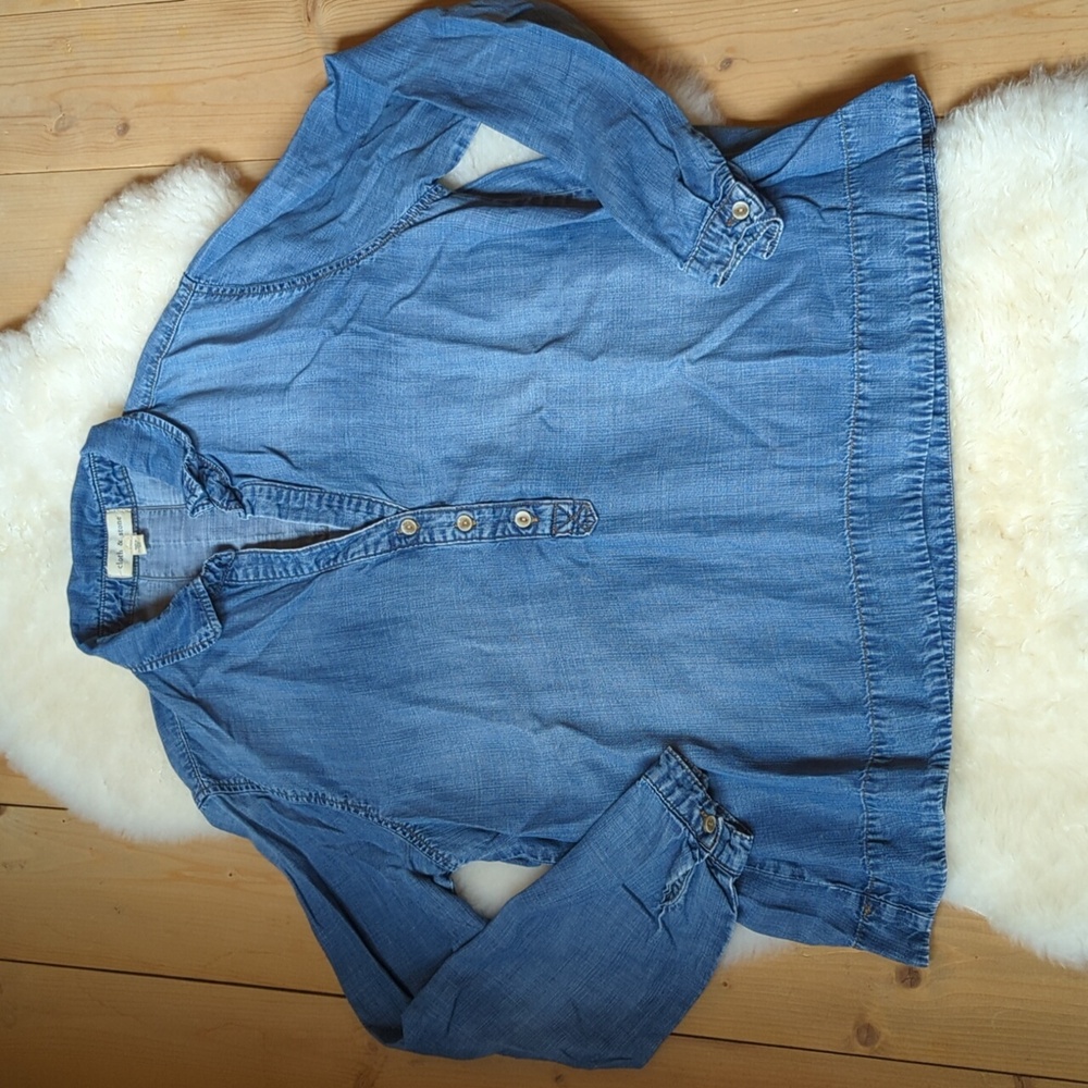 Cloth & Stone Denim Top